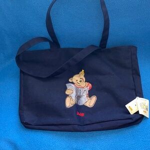 Steiff navy blue carrying bag vintage